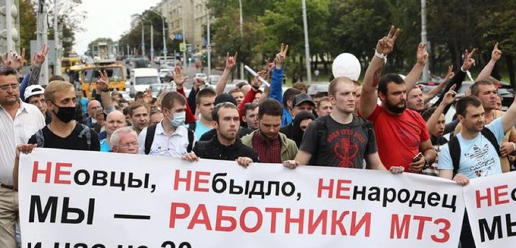 Карта протестов и забастовок в Беларуси